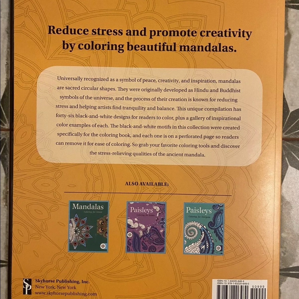 ADULT ~ COLORING BOOKS~ASSORTED ~L OT OF 5 ~S KYHORSE PUPLISHING … - Picture 5 of 16